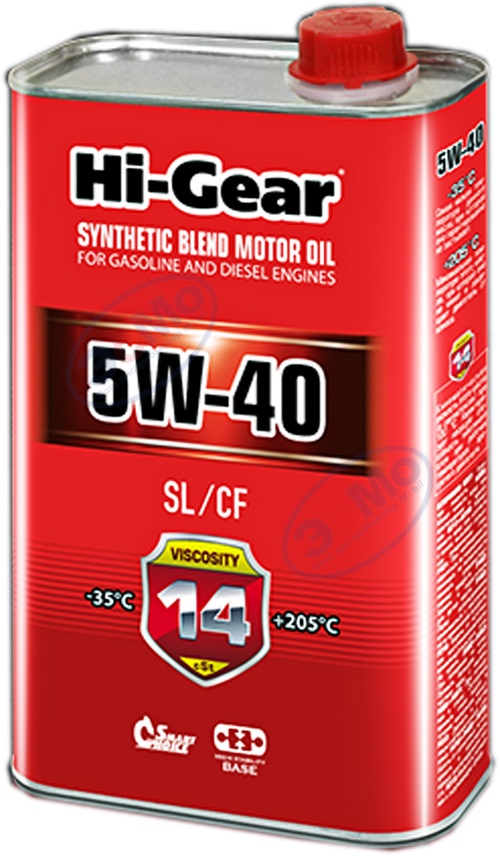 Моторное масло Hi-Gear 5W40  п/синт 1л