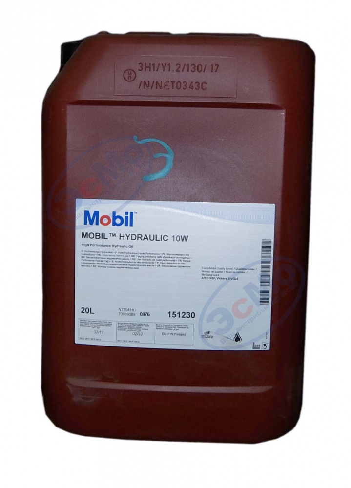 Гидравлическое масло Hydraulic 10W  20 л (Mobil)