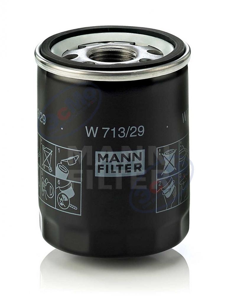 Фильтр масляный (MANN) W 713/29 Land Rover