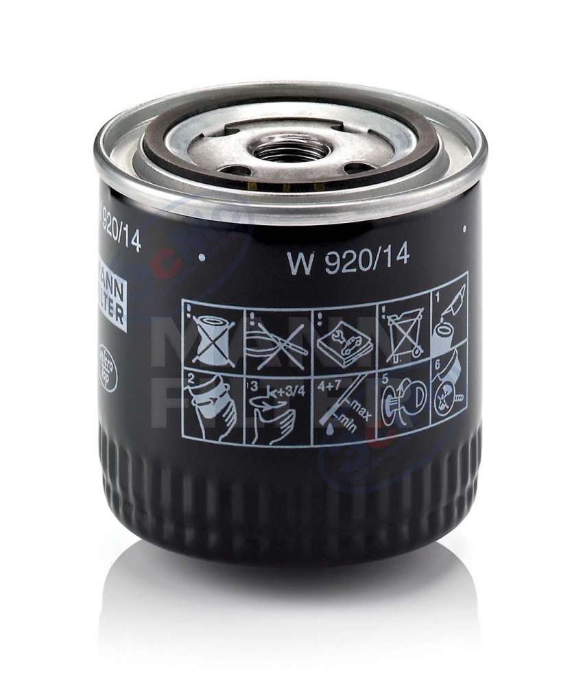 Фильтр масляный (MANN) W 920/14 Izusu, Nissan