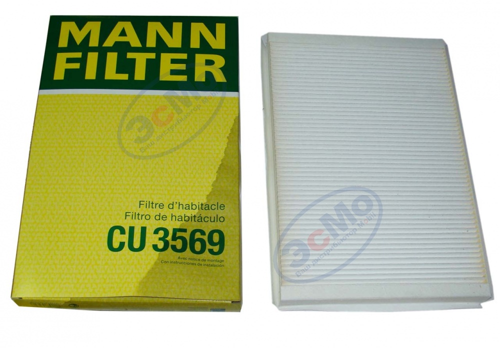 Фильтр салона (MANN) CU 3569
