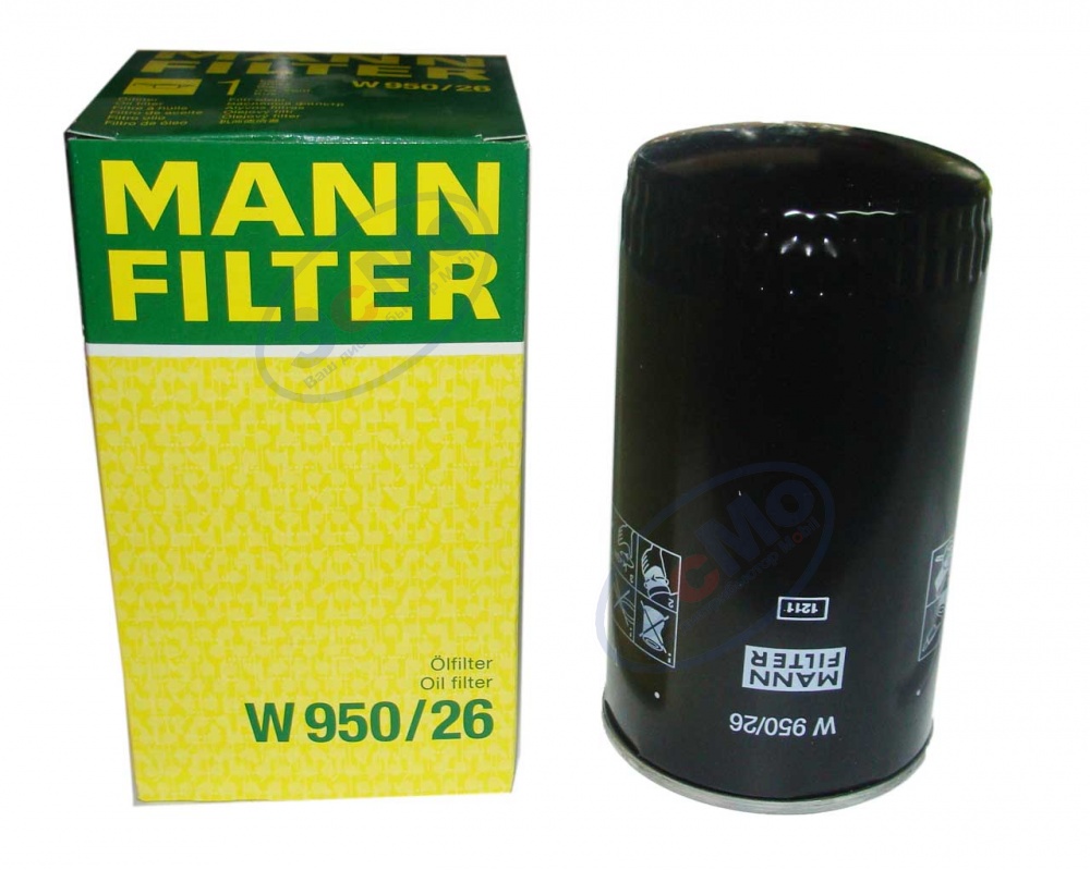 Фильтр масляный (MANN) W 950/26 Iveco