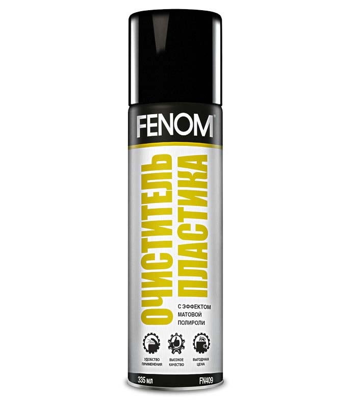 Очиститель пластика, винила и кожи аэр 335 мл (Fenom) FN409